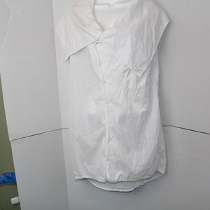 Laugh Cry Repeat by azfn blouse sz XS white